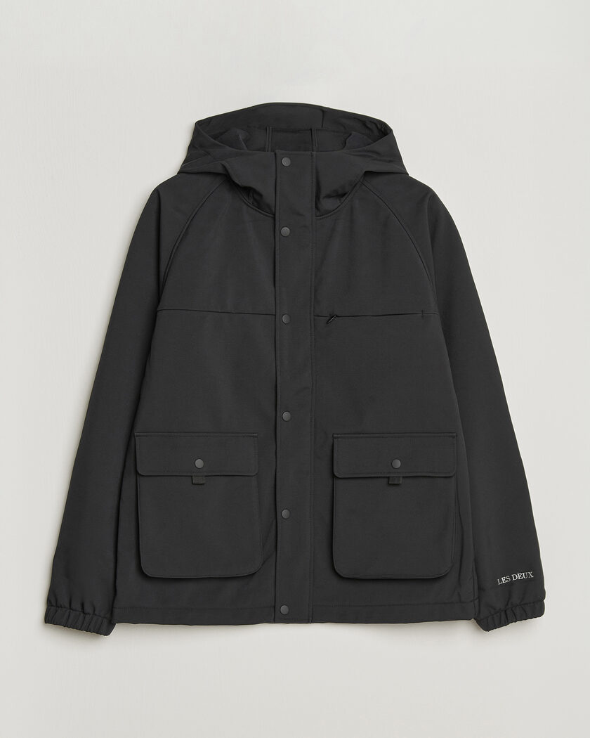 LES DEUX Shell Jacket Black – Zwart