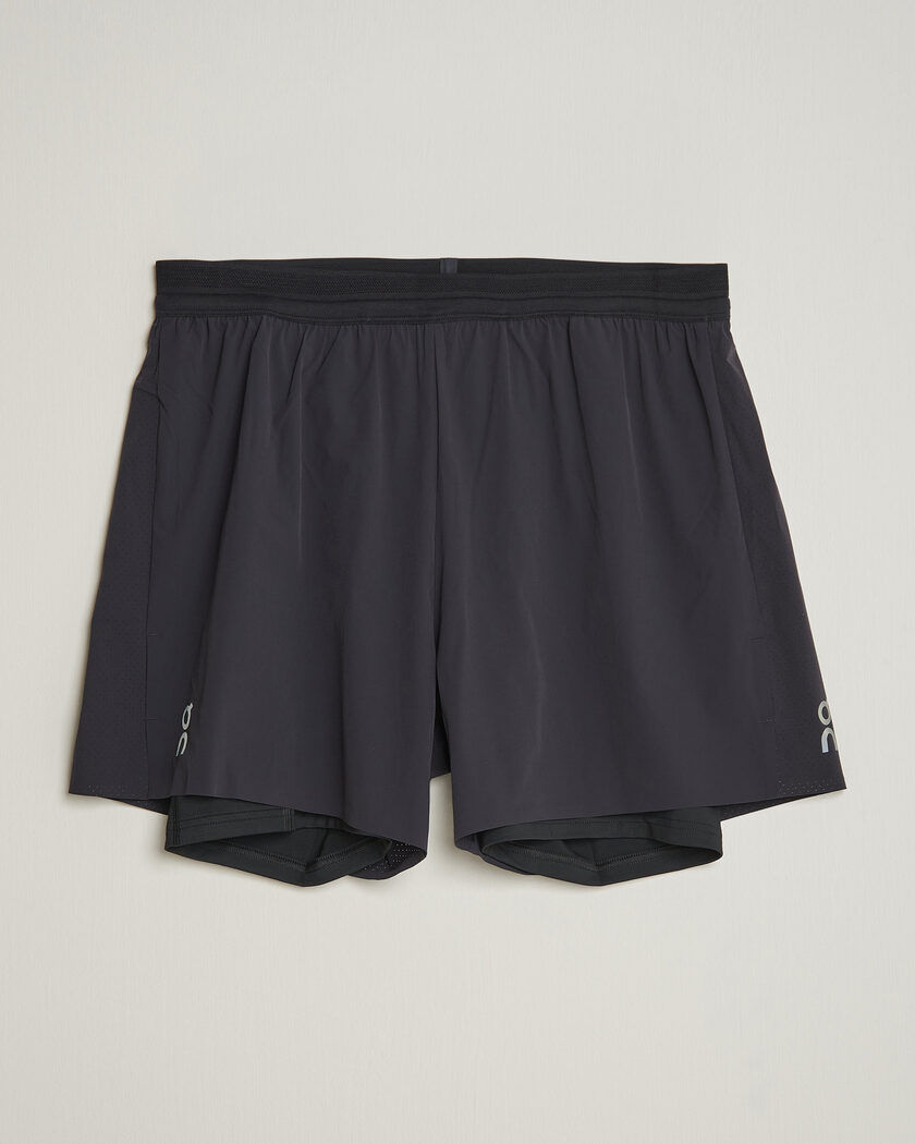 On 5 Inch Performance 2/1 Shorts Black – Zwart