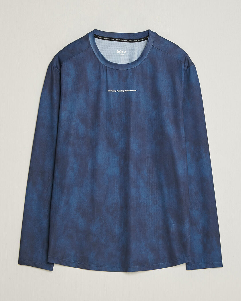 DOXA Rerun Long Sleeve T-Shirt Indigo – Grijs