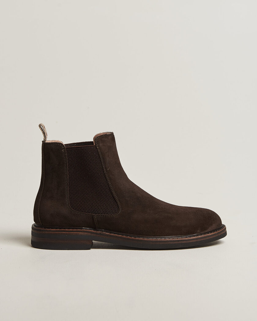 Astorflex Kudoflex Dainite Chelsea Boot Dark Brown Suede – Bruin