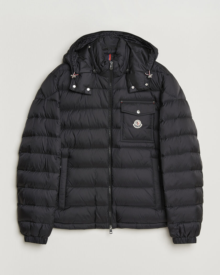 Moncler Verith Hooded Down Jacket Black – Zwart