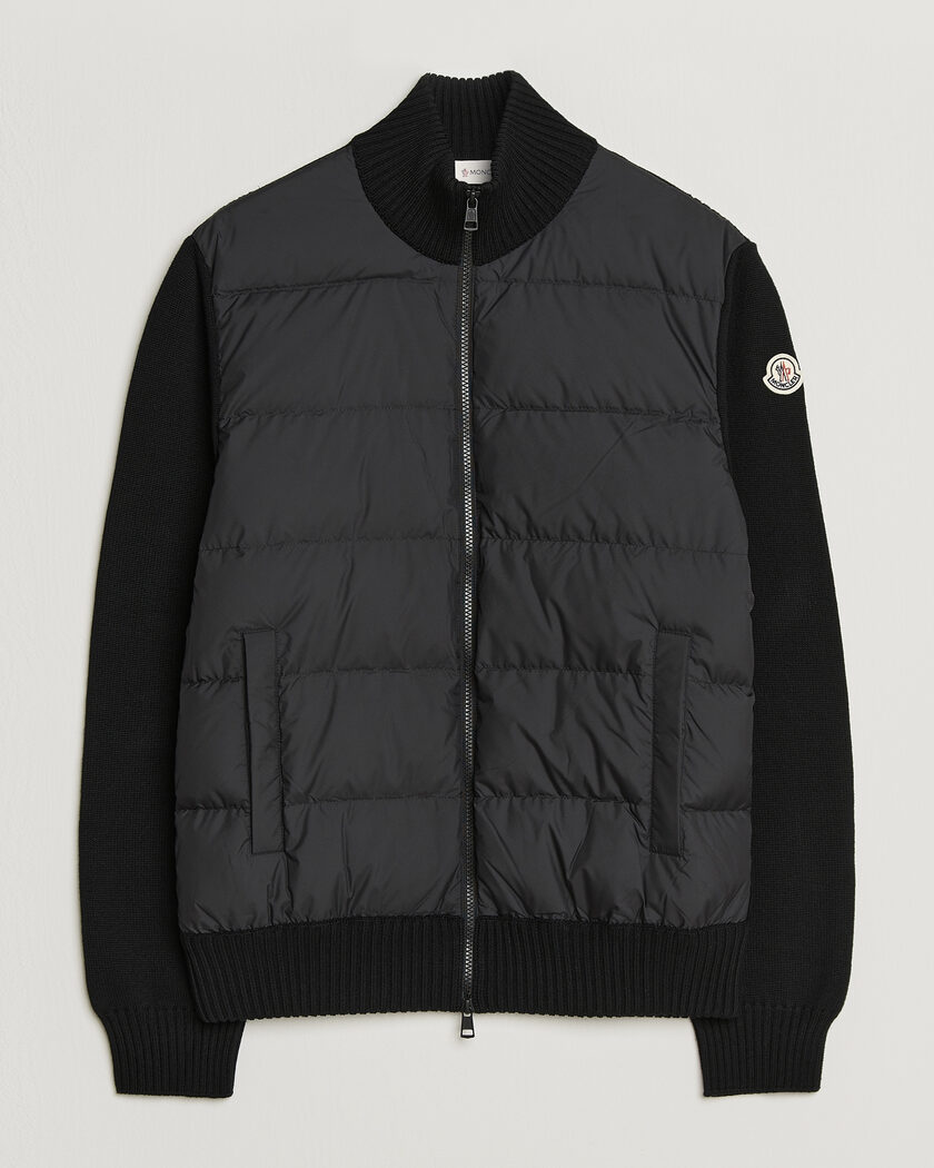 Moncler Padded Hybrid Jacket Black – Zwart