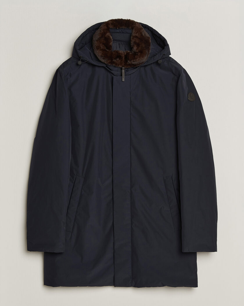 Moncler Okefen Parka Navy – Blauw