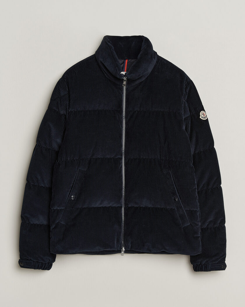 Moncler Esparron Corduroy Jacket Navy – Blauw