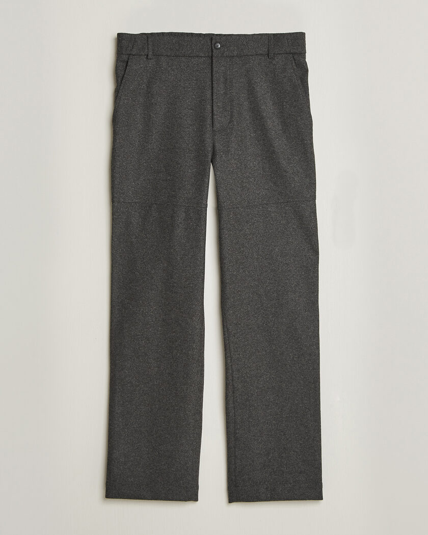 Moncler Flannel Trousers Charcoal – Grijs