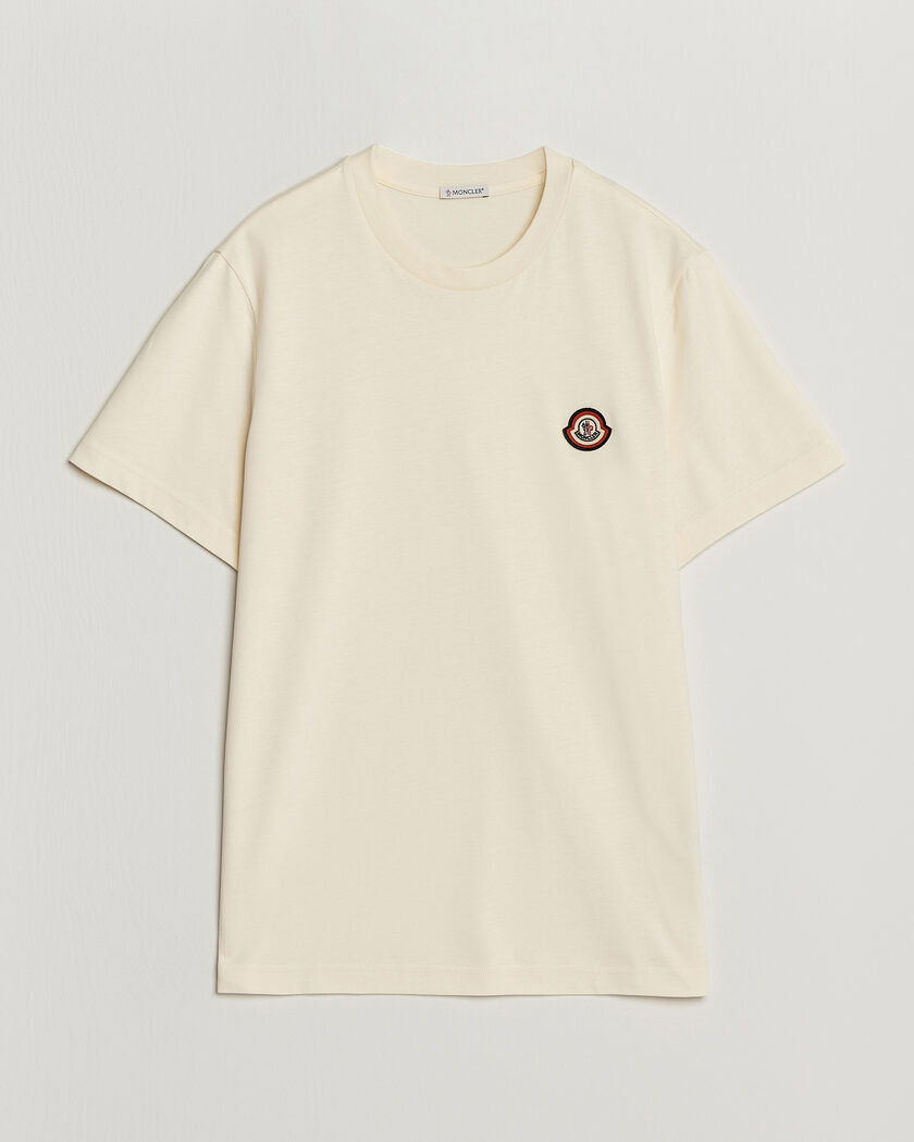Moncler Logo T-Shirt Off White – Wit
