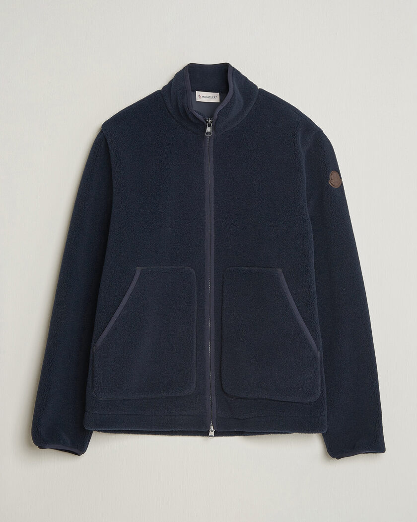Moncler Full Zip Fleece  Navy – Blauw