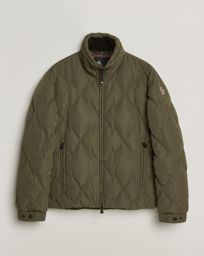 Moncler Grenoble Bramas Quilted Jacket Olive – Groen