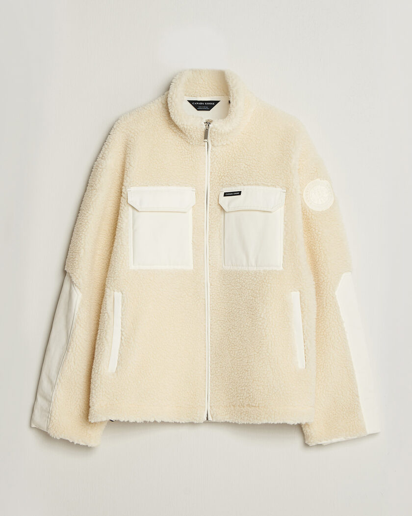 Canada Goose Harrier Fleece Jacket Bone – Wit