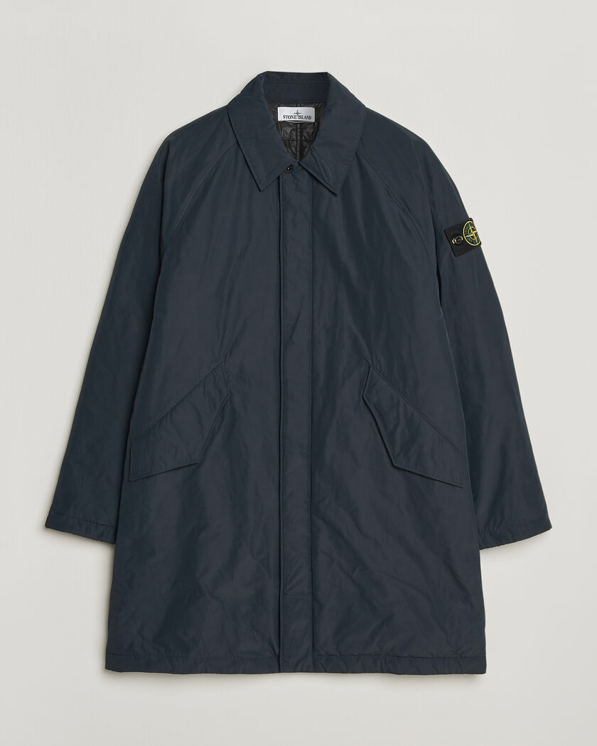 Stone Island Micro Reps Padded Coat Navy Blue – Blauw