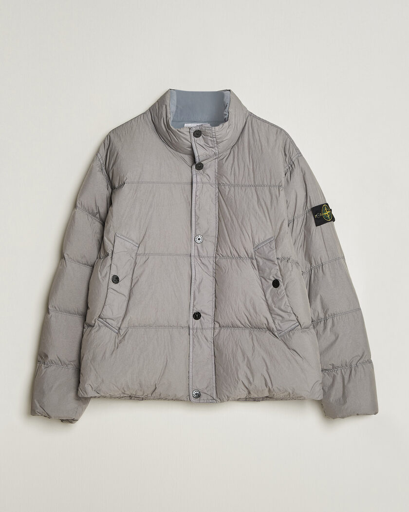  Stone Island Crinkle Reps Padded Down Jacket Grey – Grijs