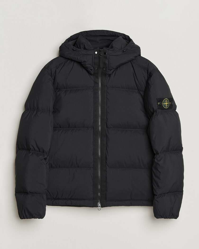 Stone Island Matt Ripstop Cordura Down Jacket Black – Zwart