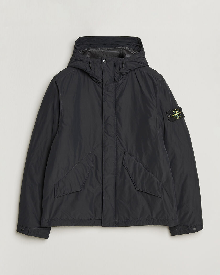 Stone Island Micro Twill Hood Jacket Black – Zwart