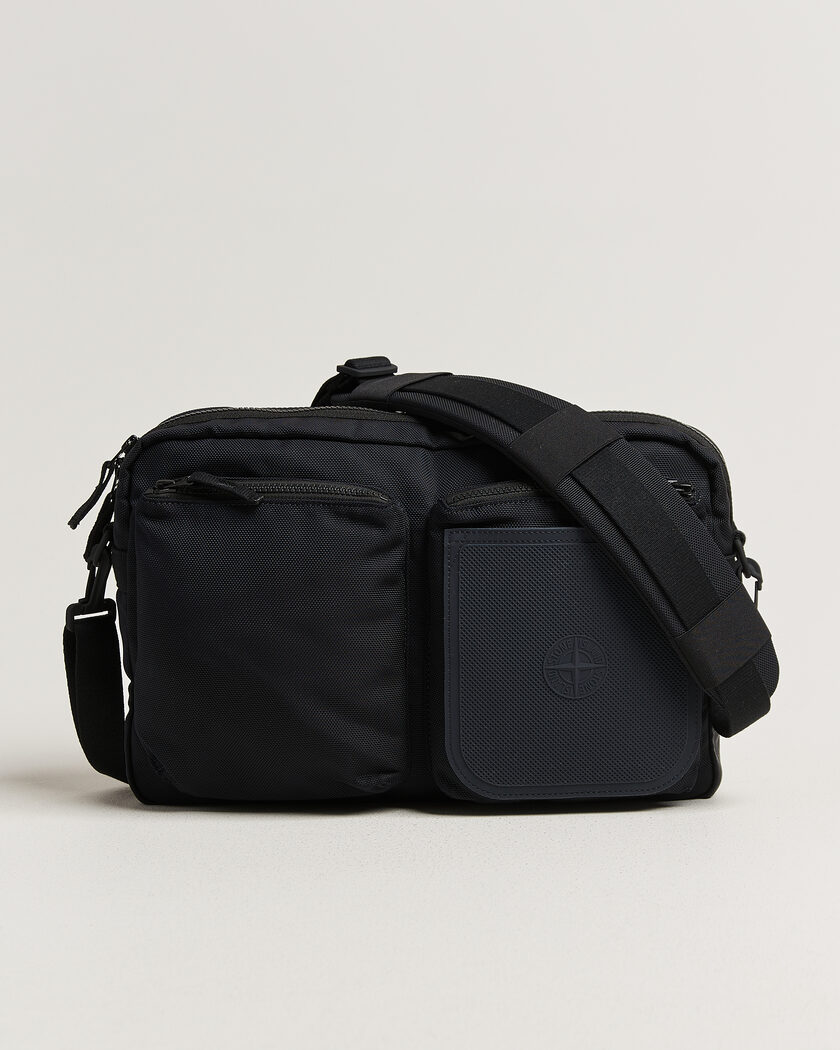 Stone Island Nylon Panama Shoulder Bag Navy Blue – Blauw