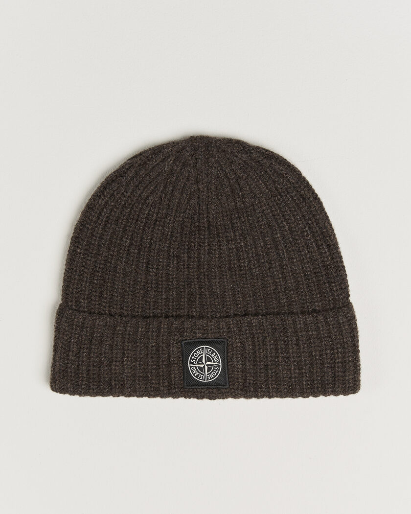 Stone Island Geelong Wool Hat Melange Lead – Grijs