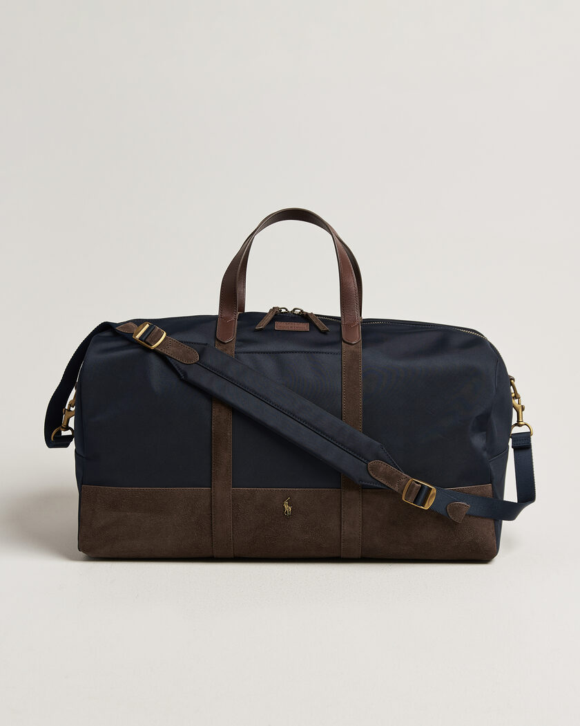 Polo Ralph Lauren Duffle Bag Newport Navy/Brown – Blauw