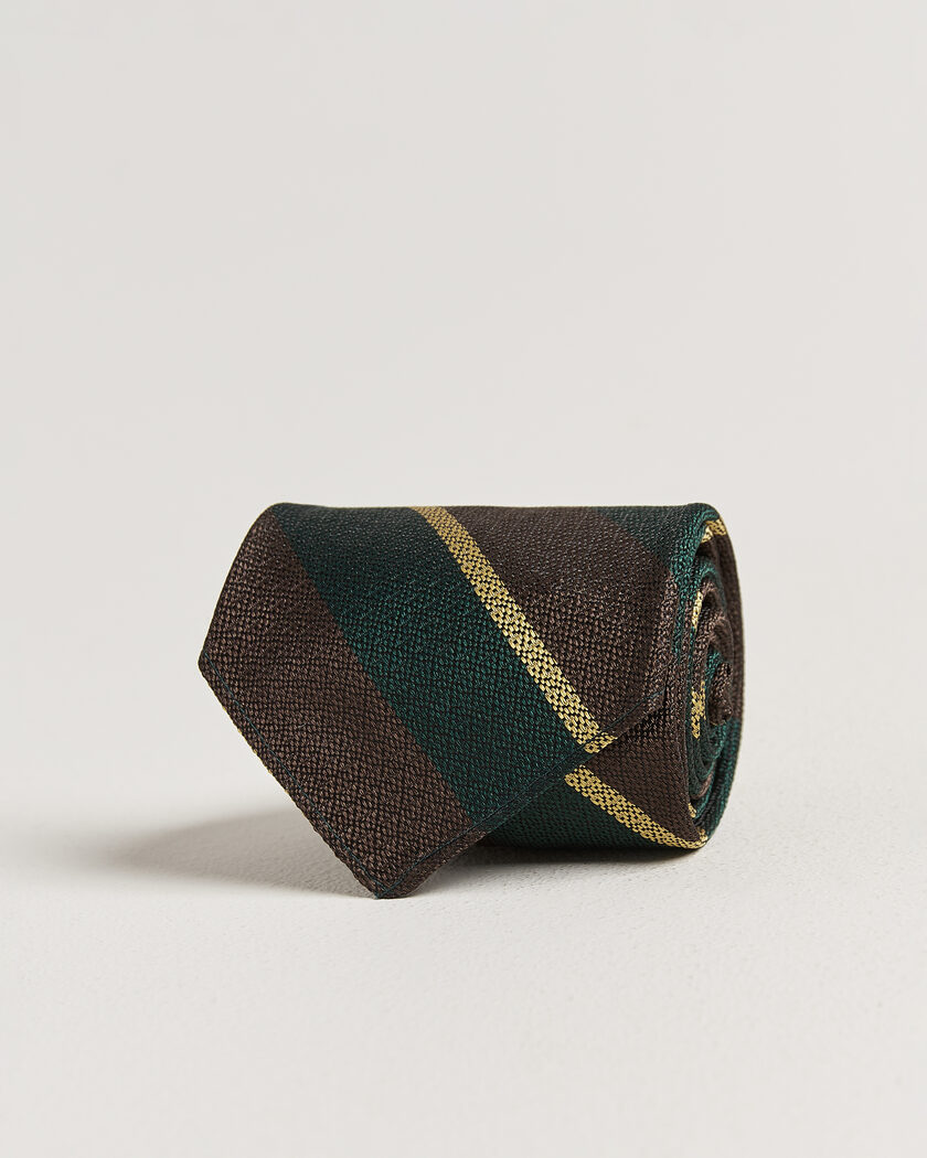Polo Ralph Lauren Striped Vintage Tie Brown/Green – Meerkleurig
