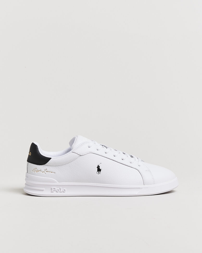 Polo Ralph Lauren Heritage Court SIG Sneakers White/Black – Wit
