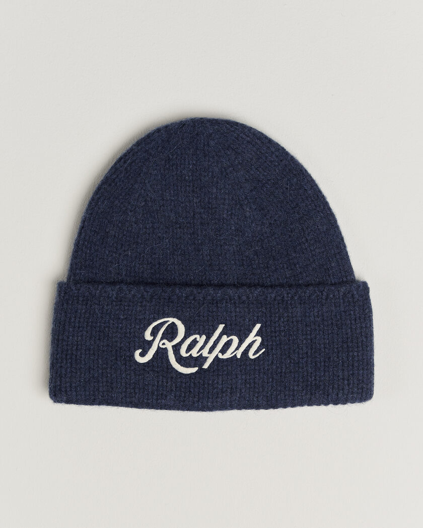 Polo Ralph Lauren Wool Blend Beanie Newport Navy – Blauw