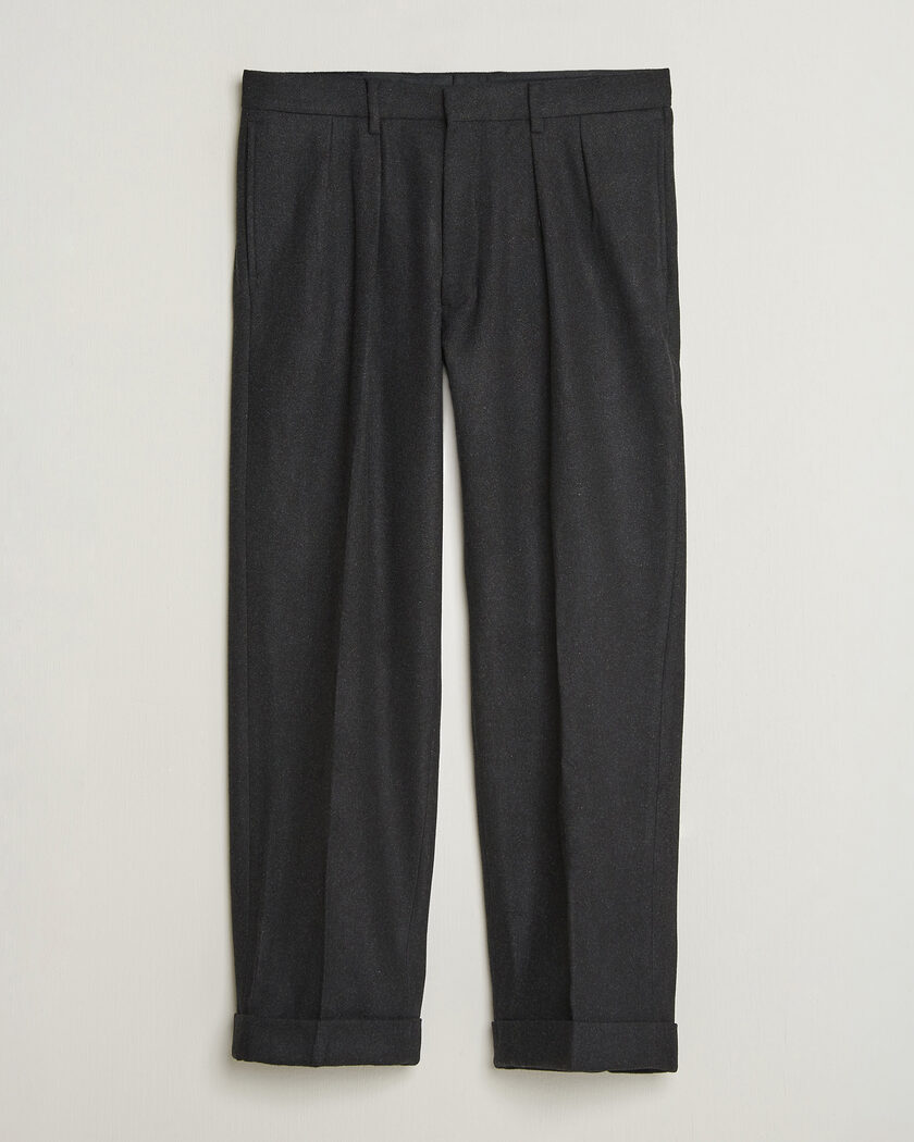 Polo Ralph Lauren Flanell Blend Straight Fit Pants Dark Grey – Grijs