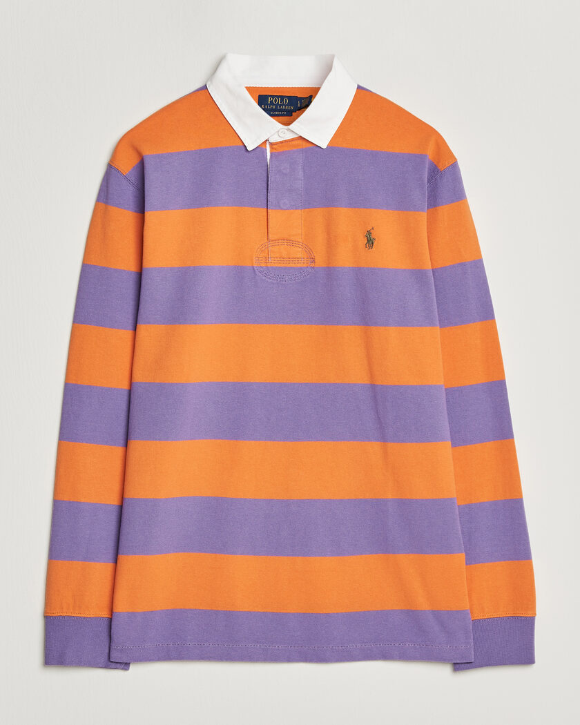 Polo Ralph Lauren Striped Jersey Rugger Purple/Orange – Meerkleurig