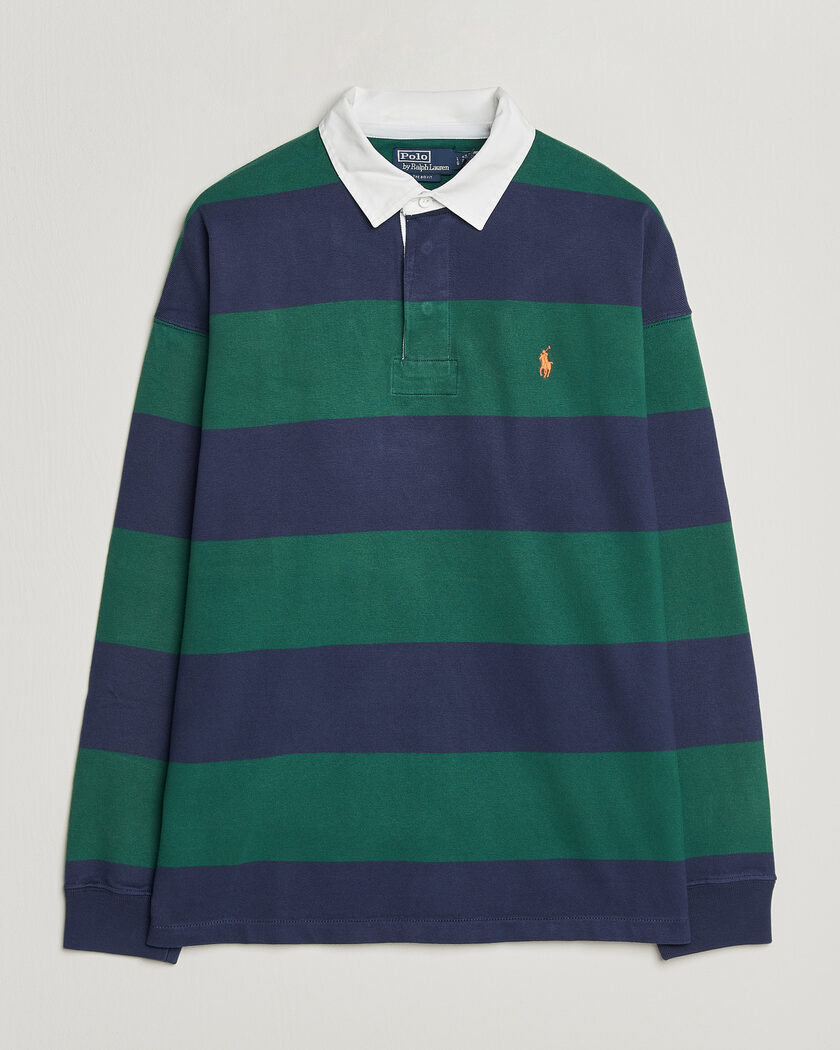 Polo Ralph Lauren Jersey Knitted Rugby Pullover Green/Cobolt – Meerkleurig