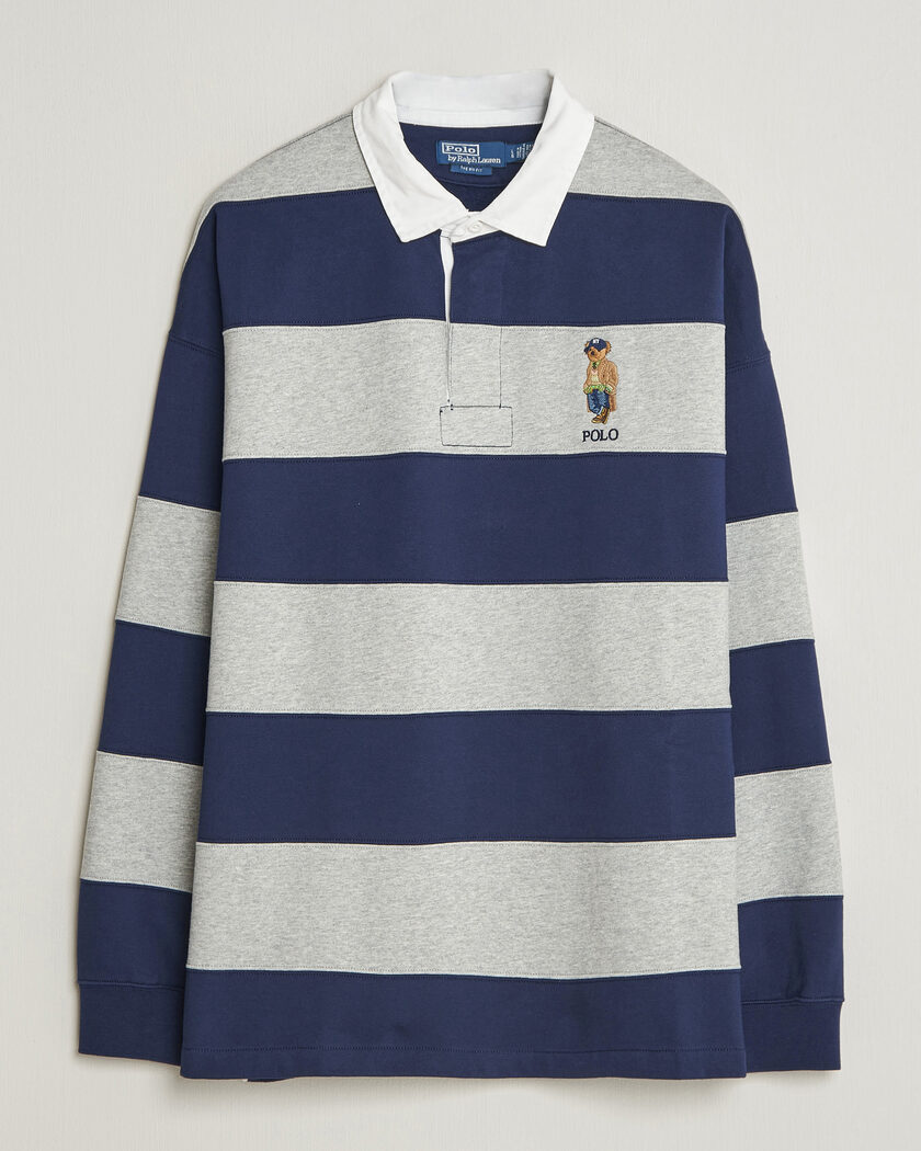Polo Ralph Lauren Rugby Pullover Navy/Andover Heather – Meerkleurig