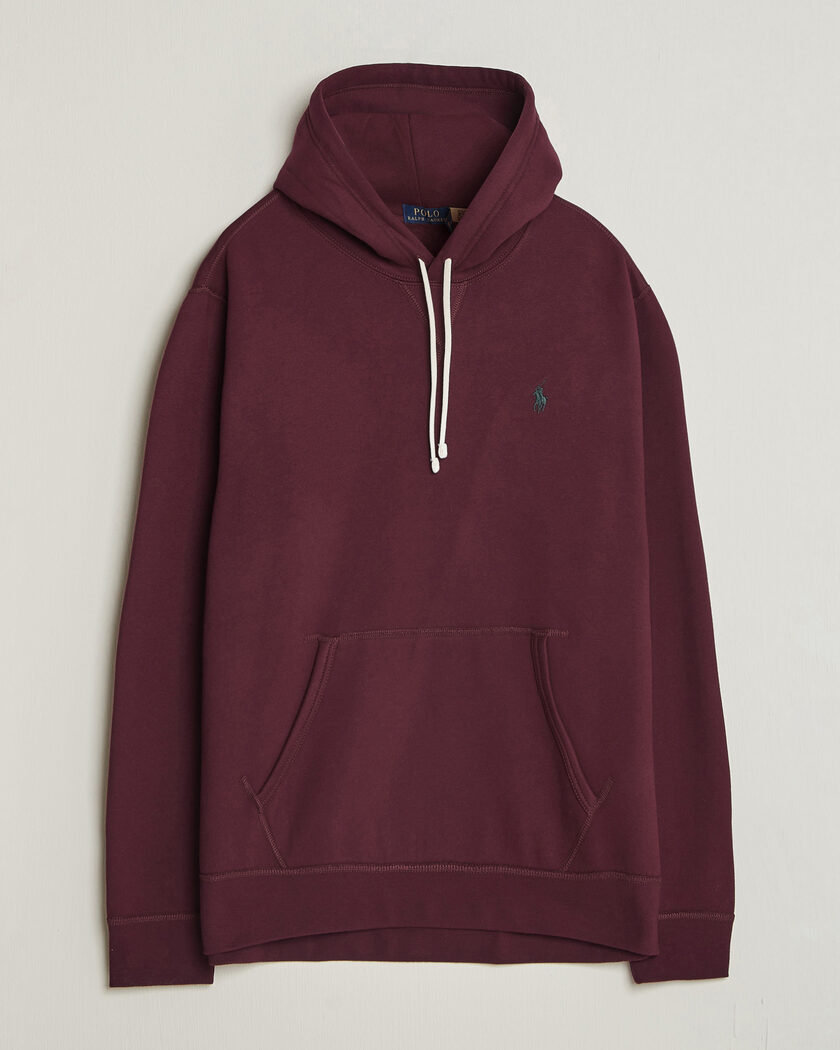 Polo Ralph Lauren RL Fleece Hoodie Classic Wine – Rood
