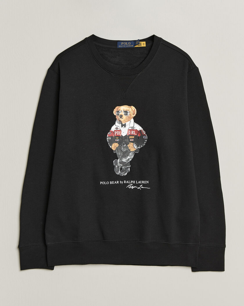 Polo Ralph Lauren Fleece Bear Sweatshirt Polo Black – Zwart