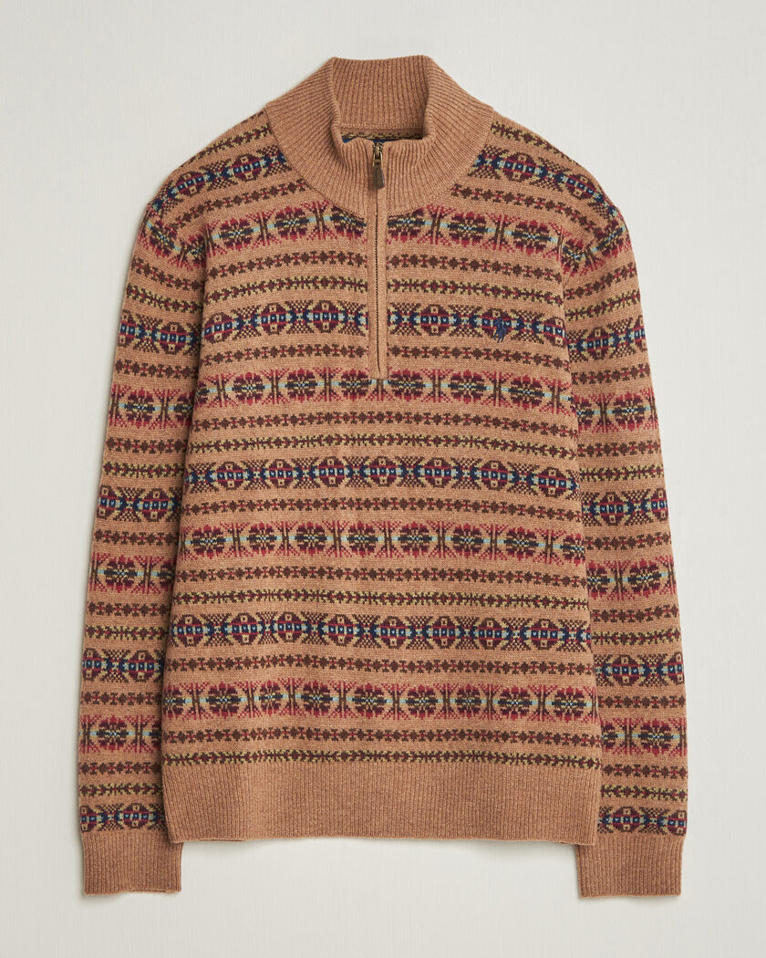 Polo Ralph Lauren Fair Isle Wool Half-Zip Multi Combo – Meerkleurig