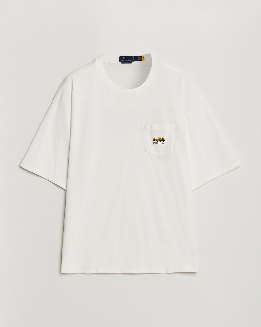 Polo Ralph Lauren Relaxed Fit Print T-Shirt Nevis – Wit