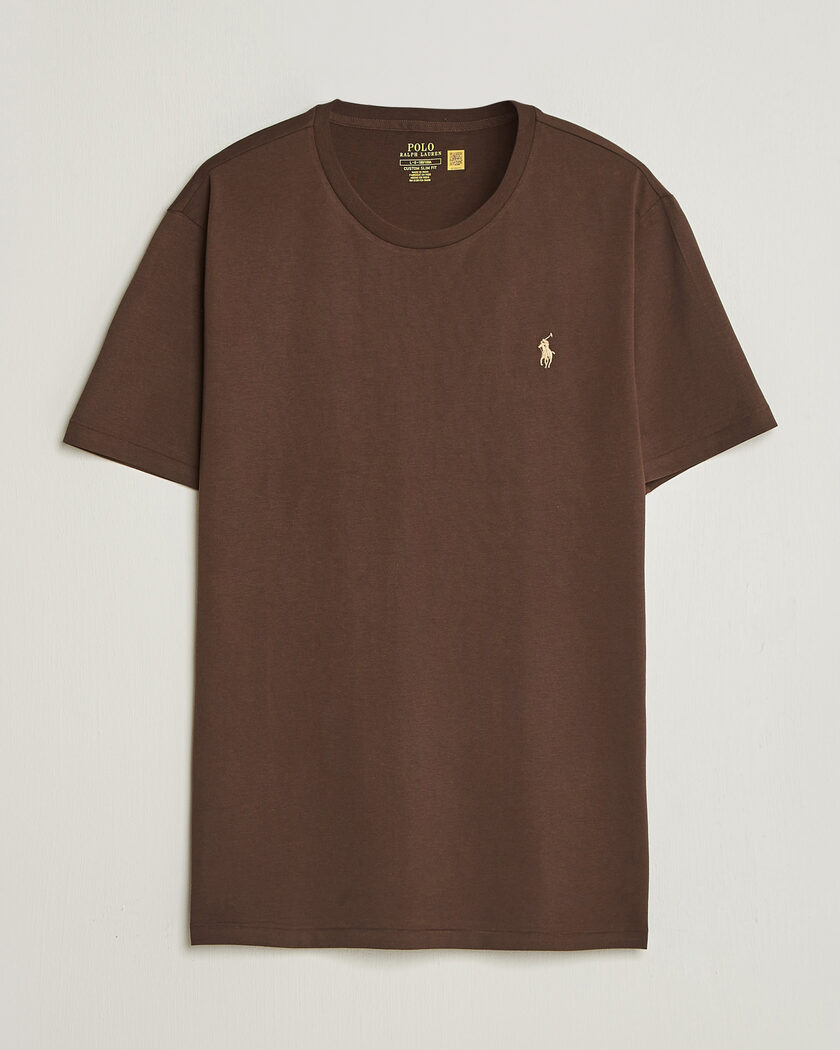 Polo Ralph Lauren Custom Slim Fit T-shirt Nutmeg Brown – Bruin
