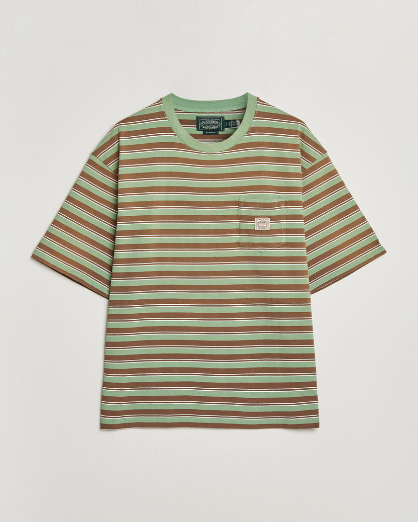 Polo Ralph Lauren Relaxed Fit Striped T-Shirt Outback Green – Bruin