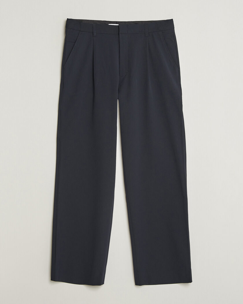 Samsøe Samsøe Valentin Pleated Trousers Salute Navy – Blauw