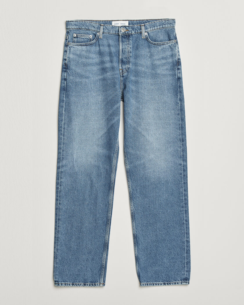 Samsøe Samsøe Eddie Regular Fit Jeans Retro Wash – Blauw