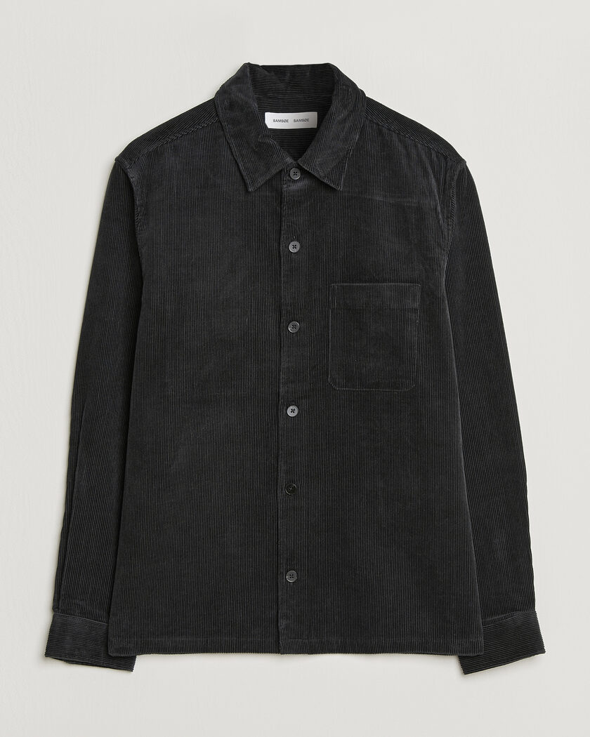 Samsøe Samsøe Damon Corduroy Overshirt Black – Zwart
