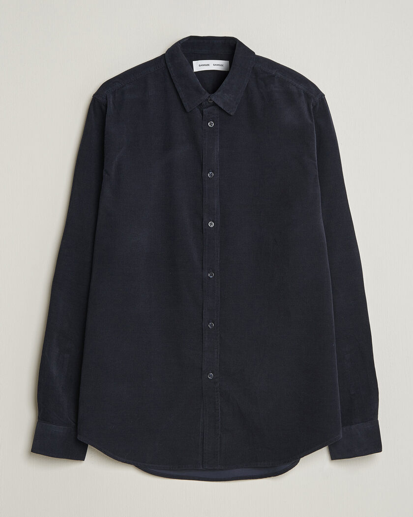 Samsøe Samsøe Liam Baby Cord Shirt Salute Navy – Blauw