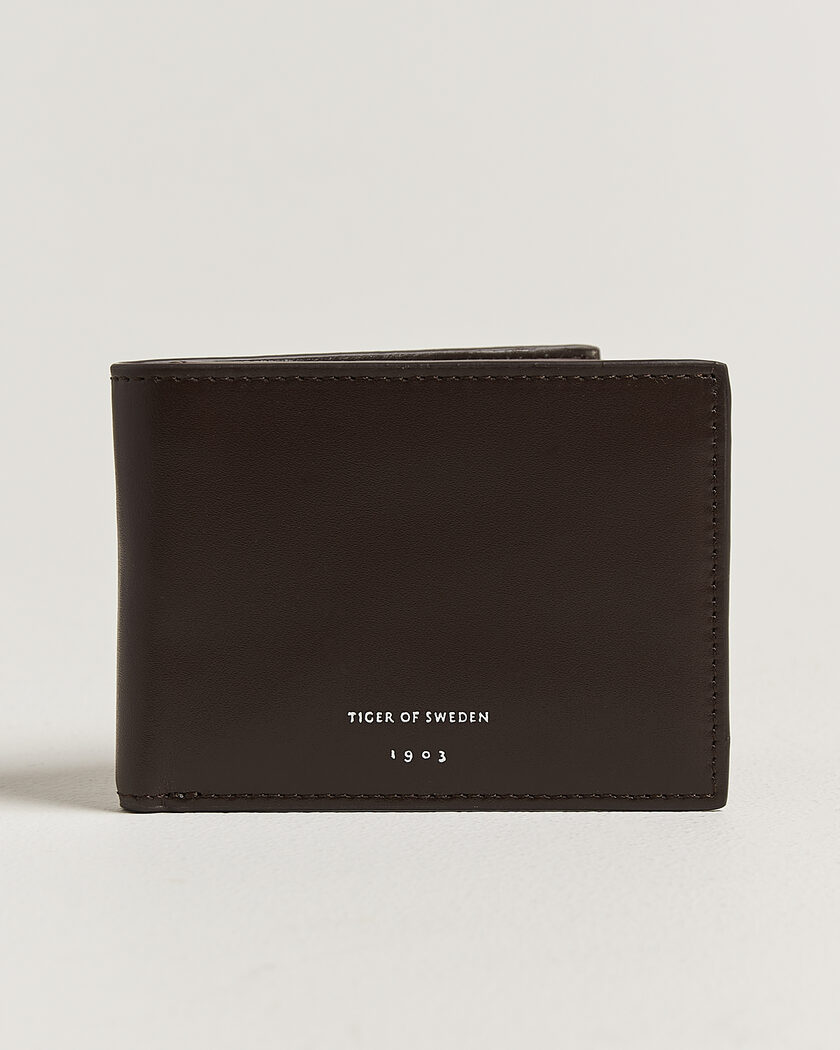 Tiger of Sweden Wivalius Leather Wallet Dark Brown – Bruin