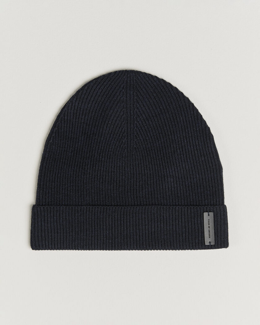 Tiger of Sweden Caldu Wool Beanie Black – Zwart