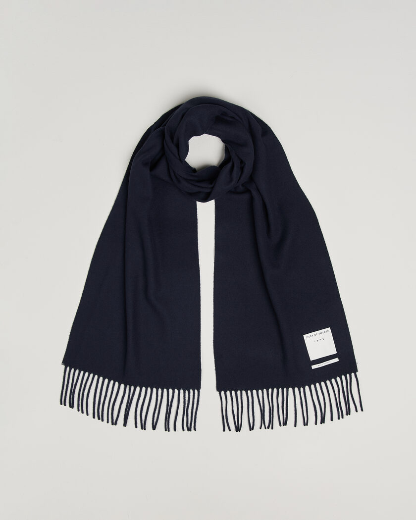 Tiger of Sweden Sylan Wool Scarf Light Ink – Blauw