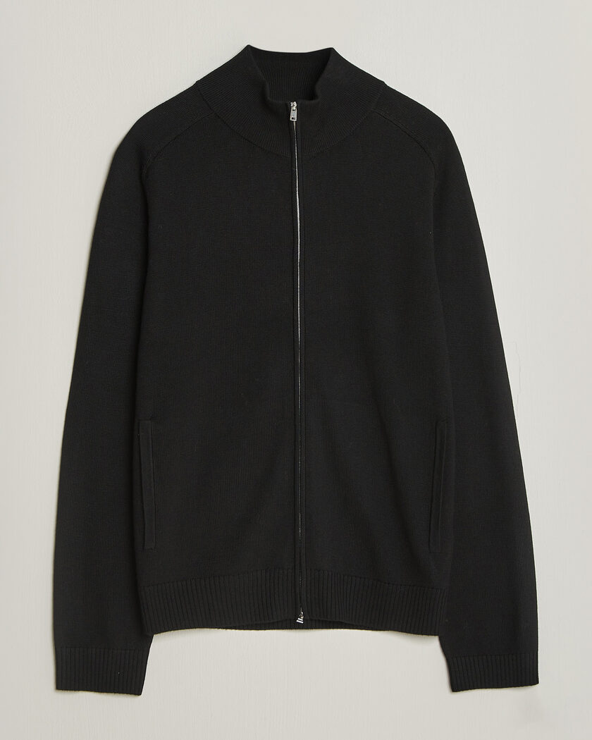 Tiger of Sweden Cassian Wool Full Zip Black – Zwart