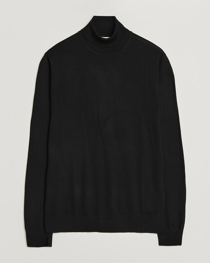 Tiger of Sweden Nevile Extra Fine Merino Polo Black – Zwart