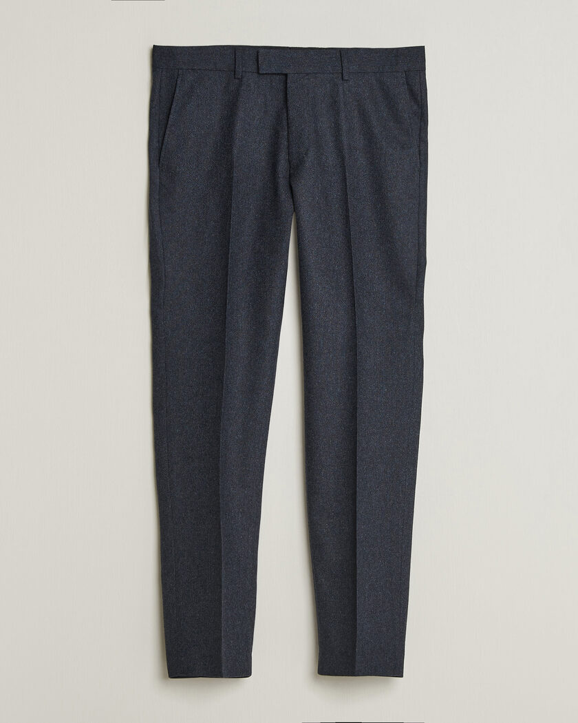 Tiger of Sweden Tenuta Wool Flannel Suit Trousers Midnight Blue – Blauw