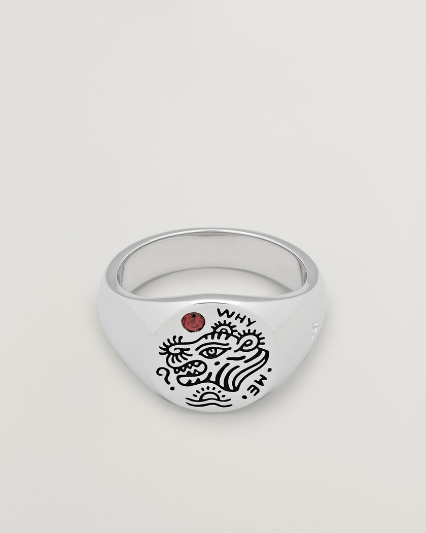 Tom Wood Why Me Ring Silver – Zilver