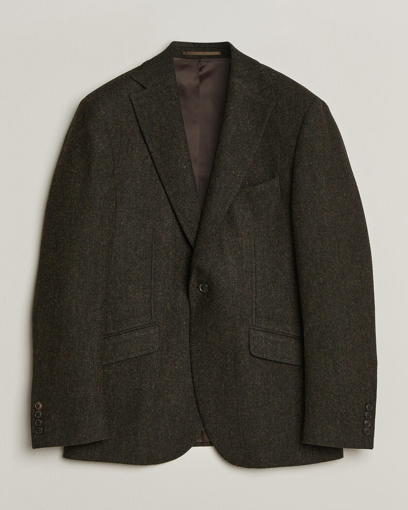 Walker Slater Edward Shetland Wool Donegal Blazer Brown – Bruin