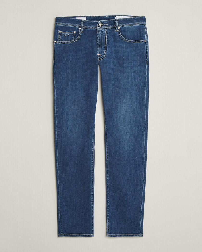 Tramarossa Michelangelo Stretch Jeans Mid Blue – Blauw