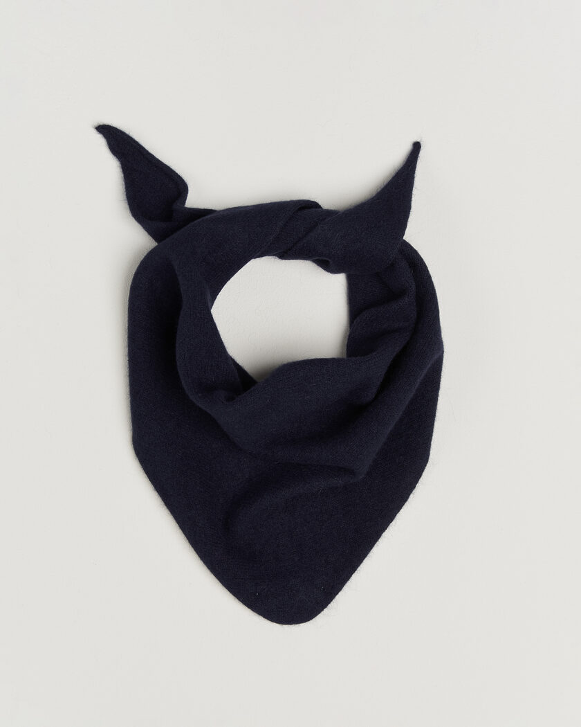 Le Bonnet Lambswool/Caregora Bandana Midnight – Blauw