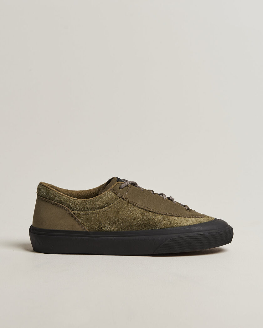 Stone Island Low Top Suede Sneaker Military Green – Groen