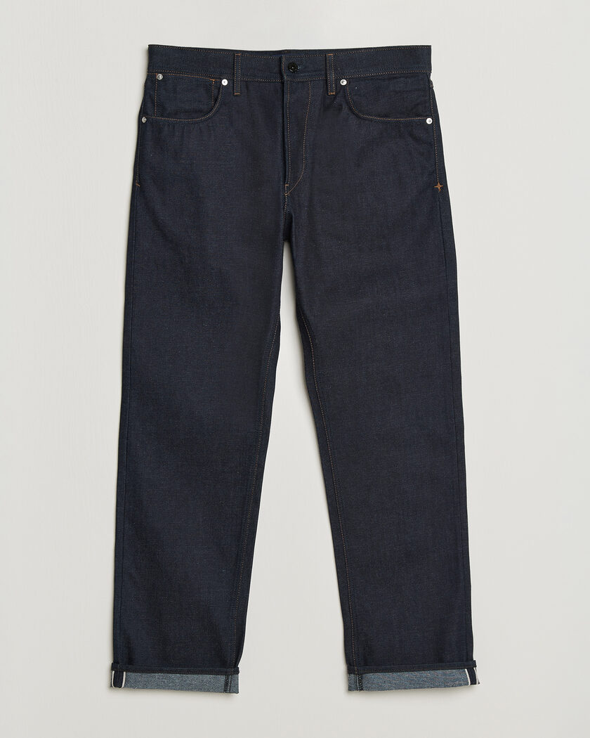 Stone Island Regular Straight Fit Selvedge Jeans Blue Raw – Blauw