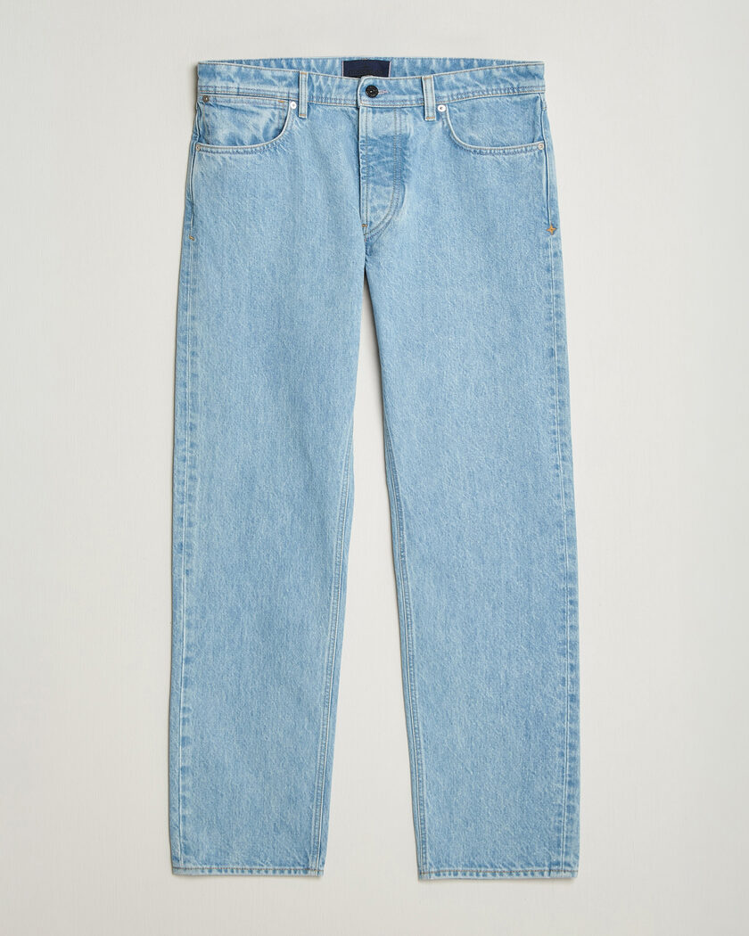 Stone Island Regular Straight Fit Indigo Jeans Blue Light Wash – Blauw